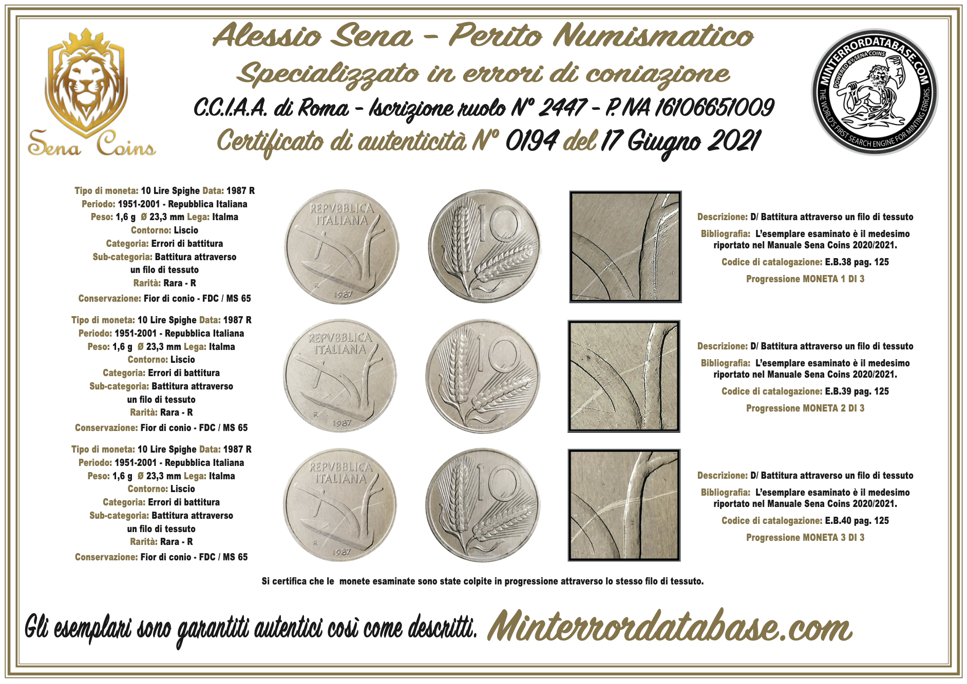 sena coins